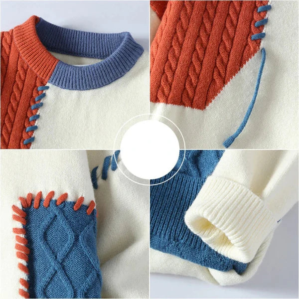 RUME | Džemperis ar patchwork dizainu
