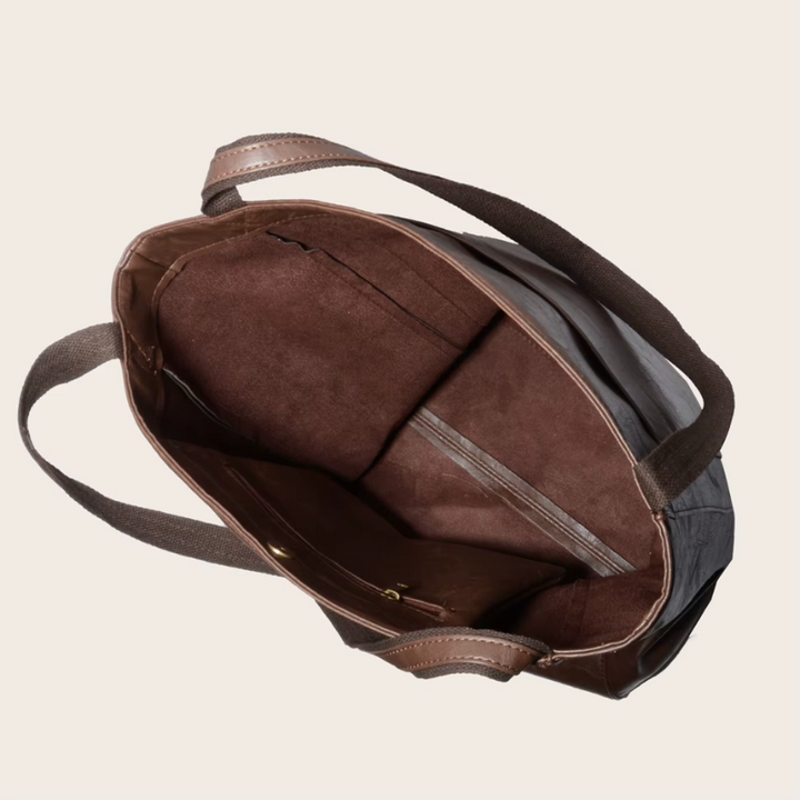 Juliëne | Vintage ādas soma brūnā krāsā