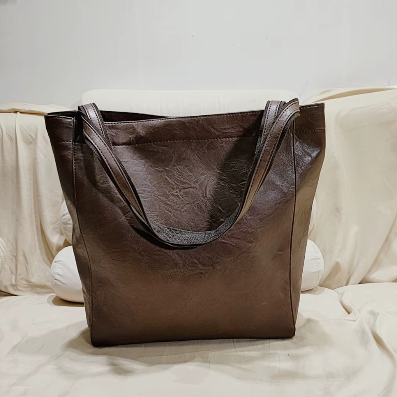 Juliëne | Vintage ādas soma brūnā krāsā
