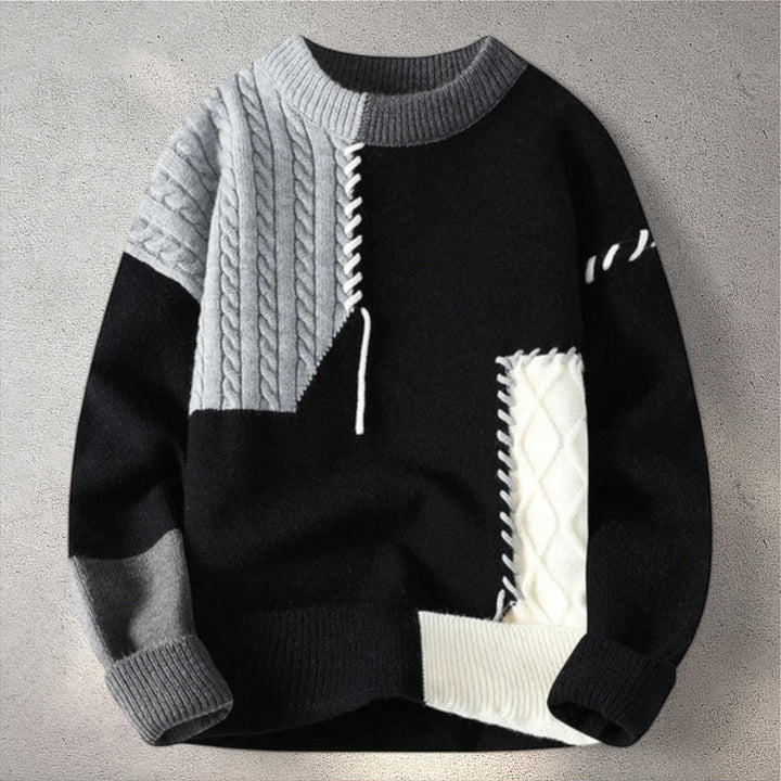 RUME | Džemperis ar patchwork dizainu