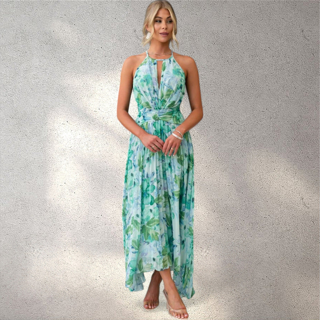 Flora | Eleganta haltera topa vasaras kleita