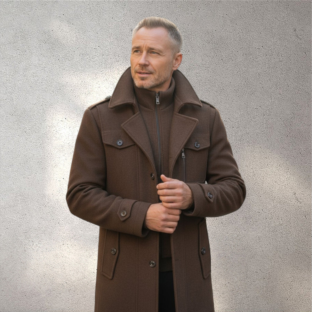 KARLSON | Silta vilnas mēteli