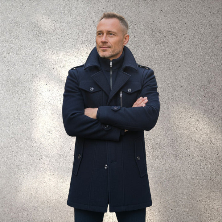 KARLSON | Silta vilnas mēteli