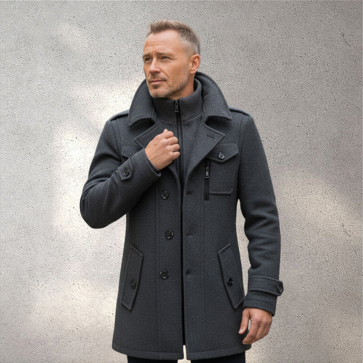 KARLSON | Silta vilnas mēteli