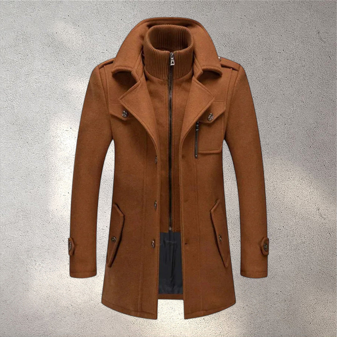 KARLSON | Silta vilnas mēteli