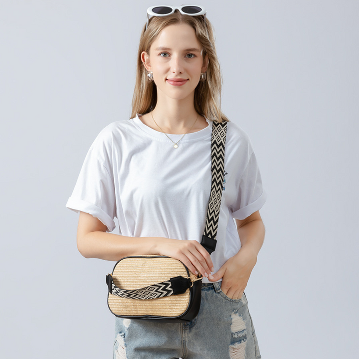 Aurel | Straw Crossbody Bag