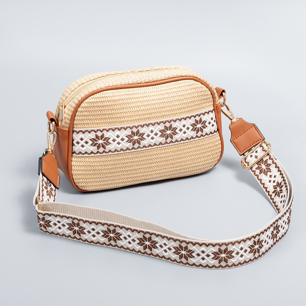 Aurel | Straw Crossbody Bag