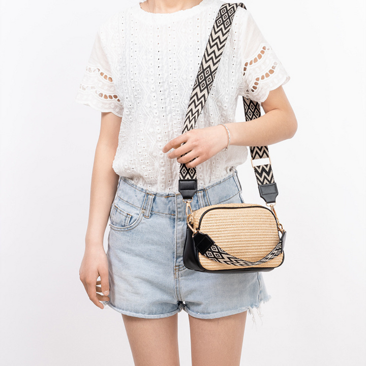 Aurel | Straw Crossbody Bag