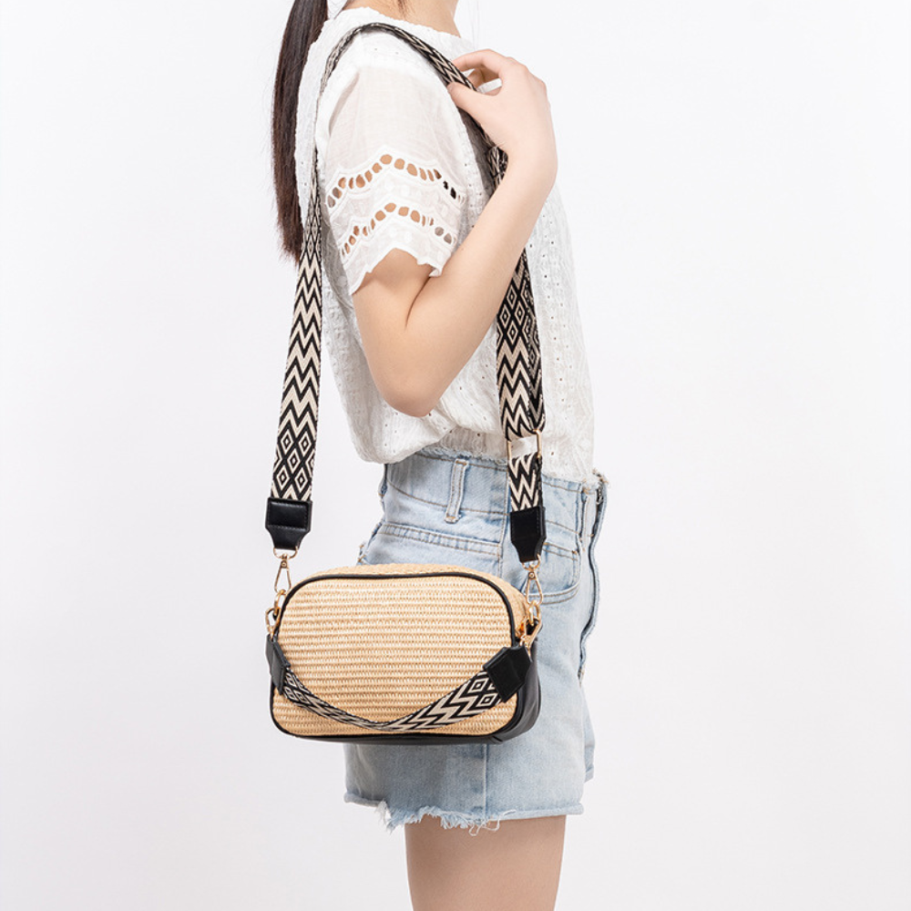 Aurel | Straw Crossbody Bag