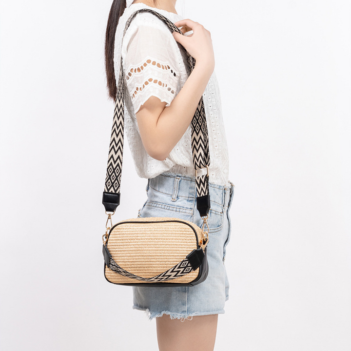 Aurel | Straw Crossbody Bag