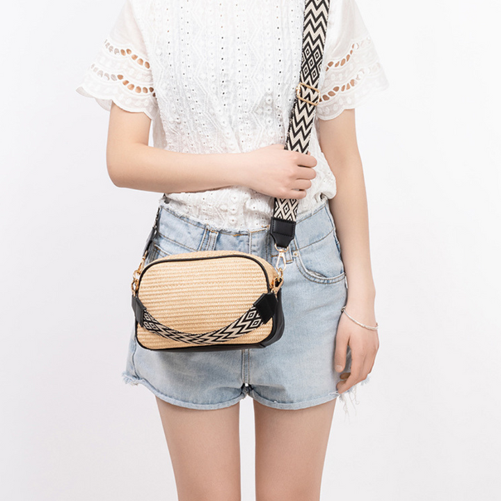 Aurel | Straw Crossbody Bag