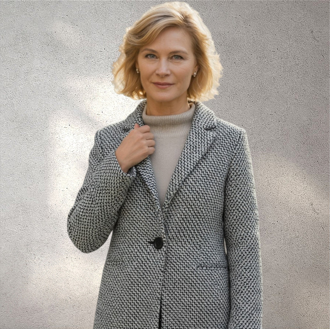 ELVINA | Elegants vilnas mētelis