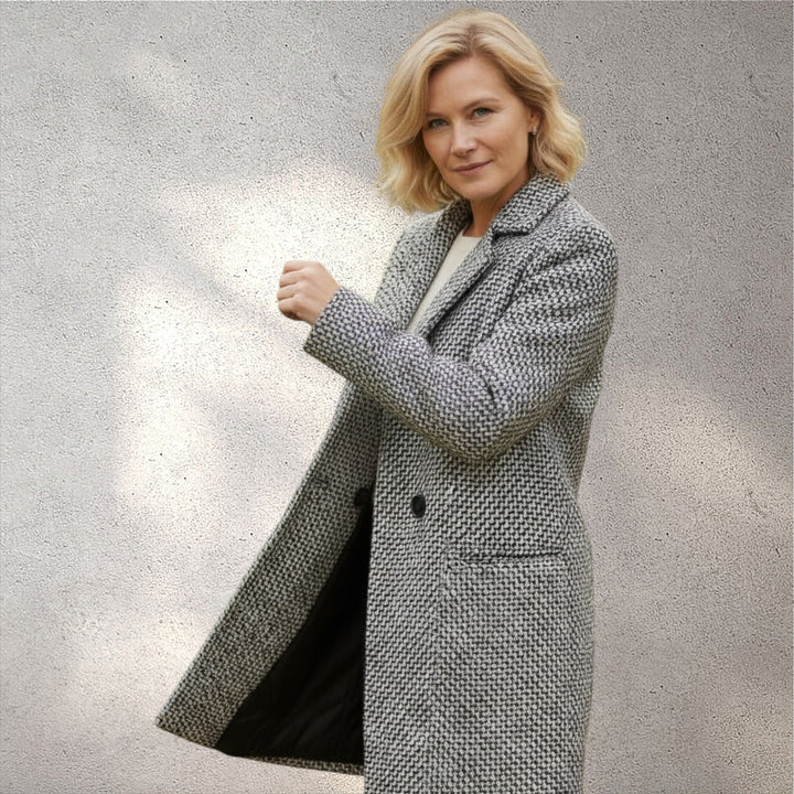 ELVINA | Elegants vilnas mētelis